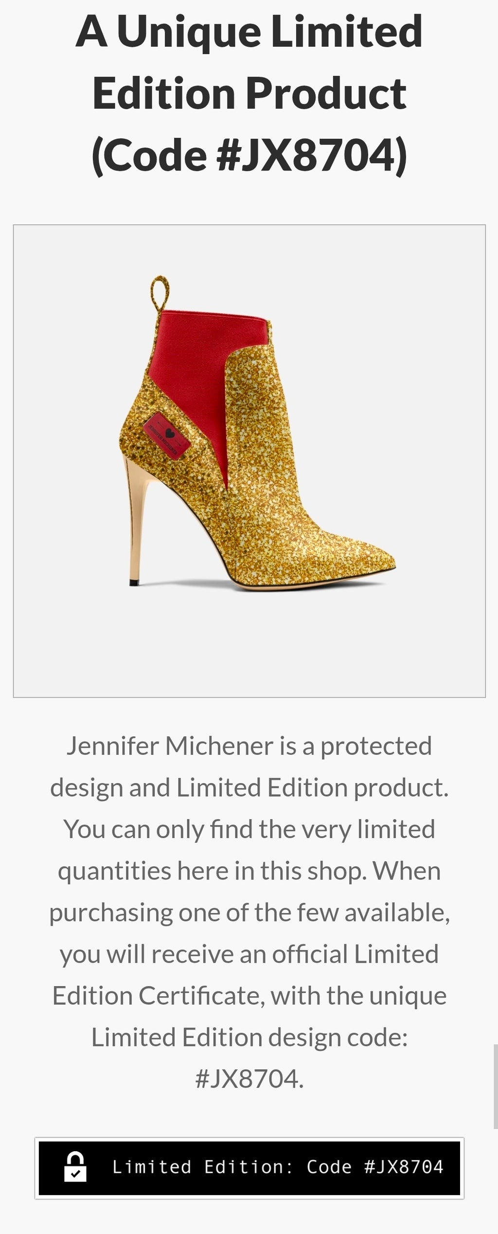 Gold & Red Stilettos